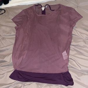Mwah purple top with two purple under tank tops